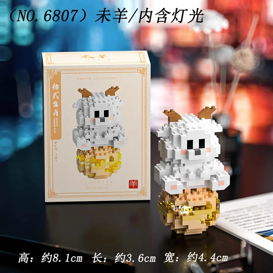 Children's Toys Compatible with Lego Cartoon Doll Puzzle Assembled Building Blocks Model Ornaments Stall Blind Box Gift Wholesale