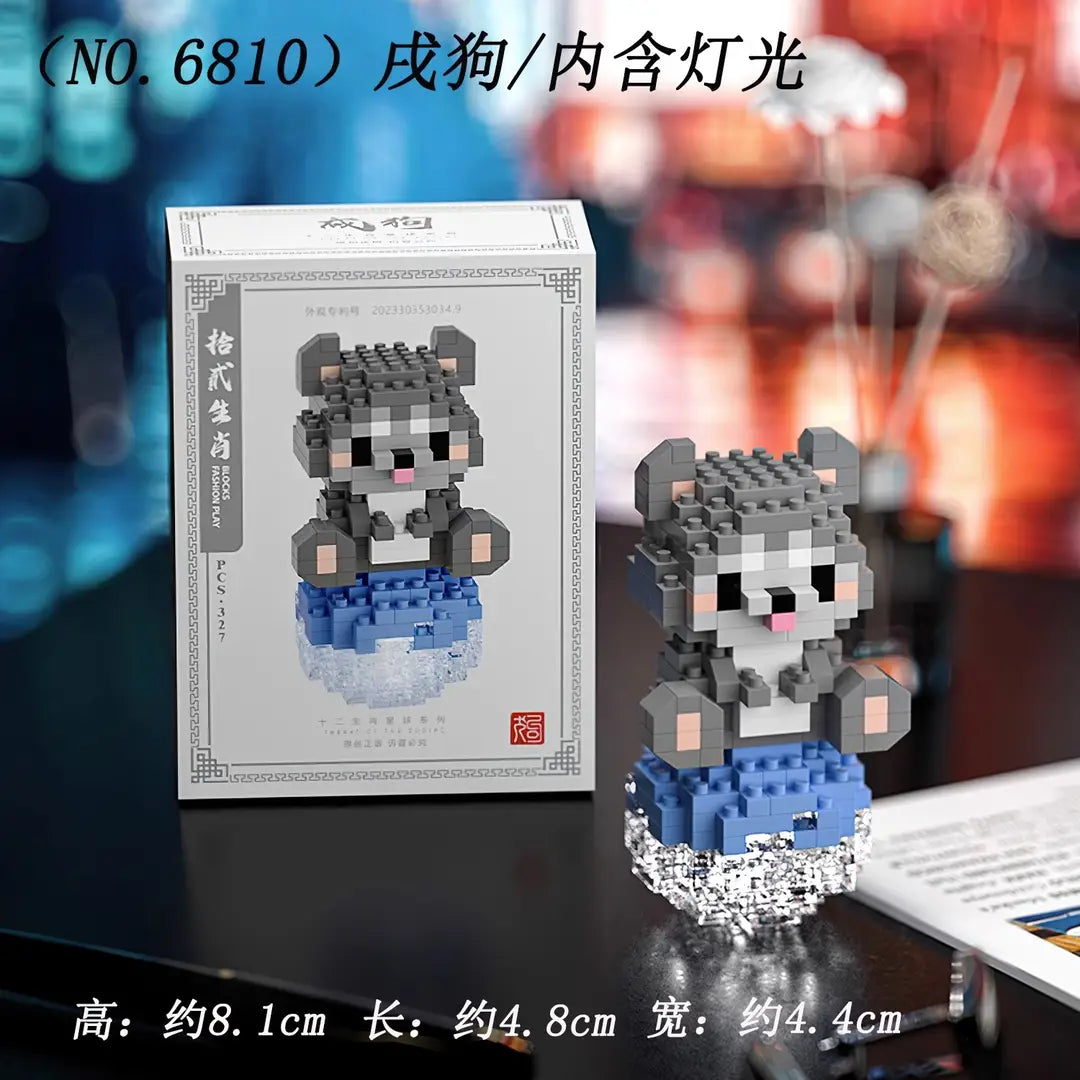 Children's Toys Compatible with Lego Cartoon Doll Puzzle Assembled Building Blocks Model Ornaments Stall Blind Box Gift Wholesale