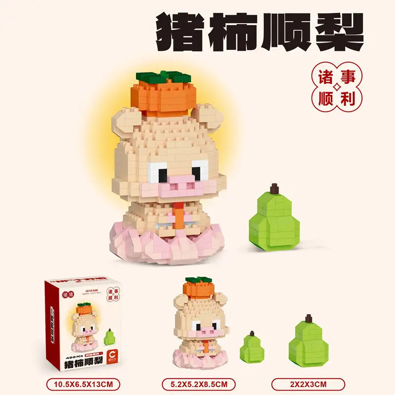 Children's Toys Compatible with Lego Cartoon Doll Puzzle Assembled Building Blocks Model Ornaments Stall Blind Box Gift Wholesale
