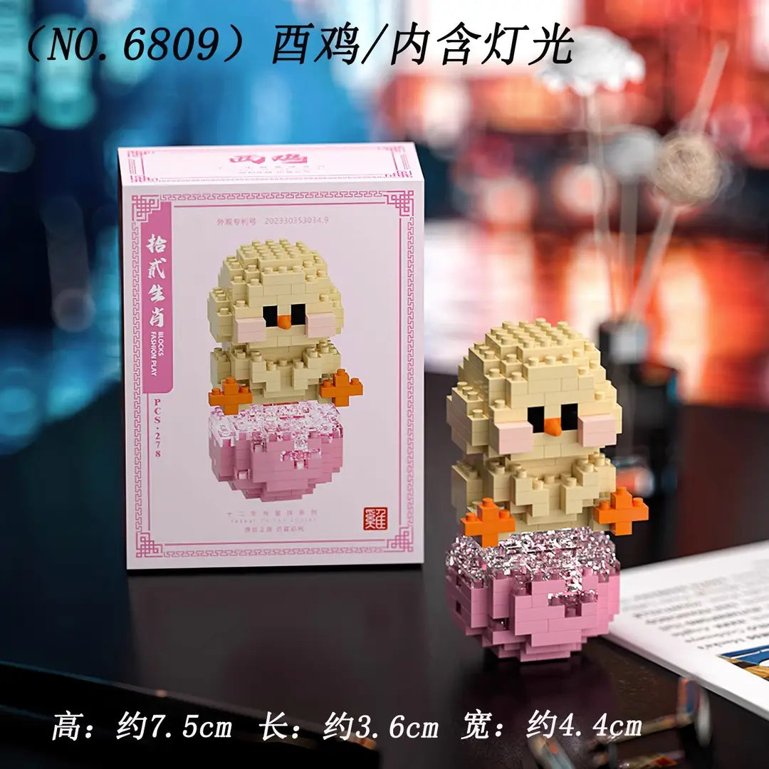 Children's Toys Compatible with Lego Cartoon Doll Puzzle Assembled Building Blocks Model Ornaments Stall Blind Box Gift Wholesale